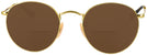 Round Gold Ray-Ban 3447V Bifocal Reading Sunglasses View #2