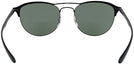 Round Black Ray-Ban 3596V Progressive Reading Sunglasses View #4