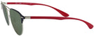 Round Silver Ray-Ban 3596V Progressive Reading Sunglasses View #3