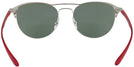 Round Silver Ray-Ban 3596V Progressive Reading Sunglasses View #4