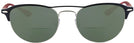 Round Silver Ray-Ban 3596V Bifocal Reading Sunglasses View #2