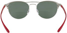 Round Silver Ray-Ban 3596V Bifocal Reading Sunglasses View #4