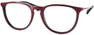 Round Metalic Red on Black Ray-Ban 4171 Progressive No-Lines View #1