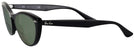 Cat Eye Black Ray-Ban 4314N Nina Bifocal Reading Sunglasses View #3