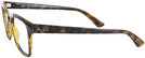 Square Havana Ray-Ban 4323V Single Vision Full Frame View #3