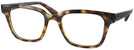Square Havana Ray-Ban 4323V Single Vision Full Frame View #1