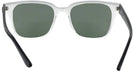 Square Transparent Ray-Ban 4323V Progressive Reading Sunglasses View #4