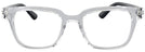 Square Trasparent Ray-Ban 4323V Computer Style Progressive View #2
