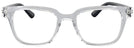 Square Transparent Ray-Ban 4323V Progressive No-Lines View #2