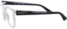 Square Transparent Ray-Ban 4323V Progressive No-Lines View #3