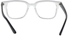 Square Trasparent Ray-Ban 4323V Computer Style Progressive View #4