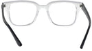 Square Transparent Ray-Ban 4323V Progressive No-Lines View #4