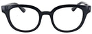 Square Black Ray-Ban 4324V Single Vision Full Frame View #2