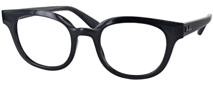 Square Black Ray-Ban 4324V Computer Style Progressive View #1