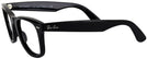 Wayfarer Shiny Black Ray-Ban 4340V Bifocal View #3