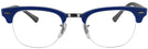 ClubMaster Blue Ray-Ban 4354V Computer Style Progressive View #2