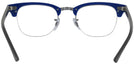 ClubMaster Blue Ray-Ban 4354V Computer Style Progressive View #4
