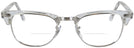 ClubMaster Crystal Clear Ray-Ban 5154 Bifocal View #2