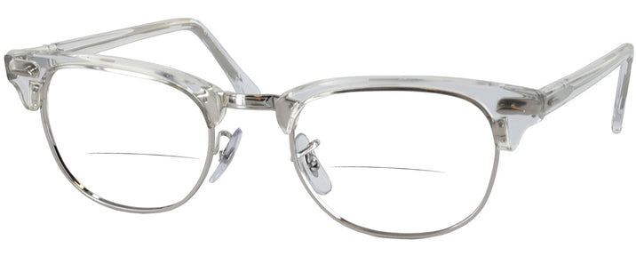ClubMaster Crystal Clear Ray-Ban 5154 Bifocal View #1