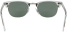 ClubMaster Crystal Clear Ray-Ban 5154 Progressive Reading Sunglasses View #4