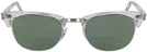 ClubMaster Crystal Clear Ray-Ban 5154 Bifocal Reading Sunglasses View #2