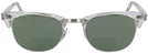 ClubMaster Crystal Clear Ray-Ban 5154 Bifocal Reading Sunglasses View #2