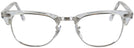 ClubMaster Crystal Clear Ray-Ban 5154 Progressive No-Lines View #2
