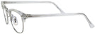 ClubMaster Crystal Clear Ray-Ban 5154 Single Vision Full Frame View #3