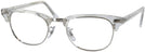 ClubMaster Crystal Clear Ray-Ban 5154 Progressive No-Lines View #1
