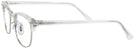 ClubMaster Crystal Clear Ray-Ban 5154L Clubmaster Optics Bifocal View #3