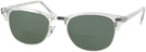 ClubMaster Crystal Clear Ray-Ban 5154L Clubmaster Optics Bifocal Reading Sunglasses View #1