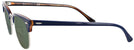 ClubMaster Blue on Havana Red Ray-Ban 5154L Clubmaster Optics Bifocal Reading Sunglasses View #3