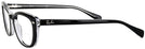 Cat Eye Black Ray-Ban 5366 Bifocal View #3