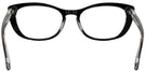 Cat Eye Black Ray-Ban 5366 Single Vision Full Frame View #4