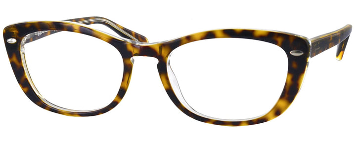 Cat Eye Havana Ray-Ban 5366 Single Vision Full Frame View #1