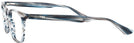 Square Stripped Blue/Grey Ray-Ban 5369 Progressive No-Lines View #3