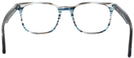 Square Stripped Blue/Grey Ray-Ban 5369 Progressive No-Lines View #4