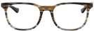 Square Stripped Brown Grey Ray-Ban 5369 Single Vision Full Frame View #2