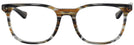 Square Stripped Brown Grey Ray-Ban 5369 Progressive No-Lines View #2