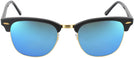 ClubMaster Ebony Arista Ray-Ban 3016L Progressive Reading Sunglasses - Polarized with Mirror View #2