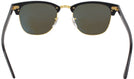 ClubMaster Ebony Arista Ray-Ban 3016 Progressive Reading Sunglasses - Polarized wtih Mirror View #4