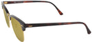 ClubMaster Mock Tort / Arista Ray-Ban 3016L Progressive Reading Sunglasses - Polarized with Mirror View #3