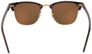ClubMaster Mock Tort / Arista Ray-Ban 3016L Progressive Reading Sunglasses - Polarized with Mirror View #4