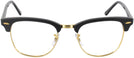 ClubMaster Ebony Arista Ray-Ban 3016 Single Vision Full Frame View #2