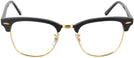 ClubMaster Ebony Arista Ray-Ban 3016 Computer Style Progressive View #2