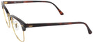 ClubMaster Mock Tort / Arista Ray-Ban 3016 Single Vision Full Frame View #3