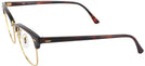 ClubMaster Mock Tort / Arista Ray-Ban 3016 Computer Style Progressive View #3