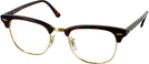 ClubMaster Mock Tort / Arista Ray-Ban 3016 Progressive No-Lines View #1
