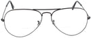 Aviator Black Crystal Ray-Ban 3025L Bifocal View #2