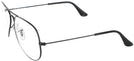 Aviator Black Crystal Ray-Ban 3025L Bifocal View #3